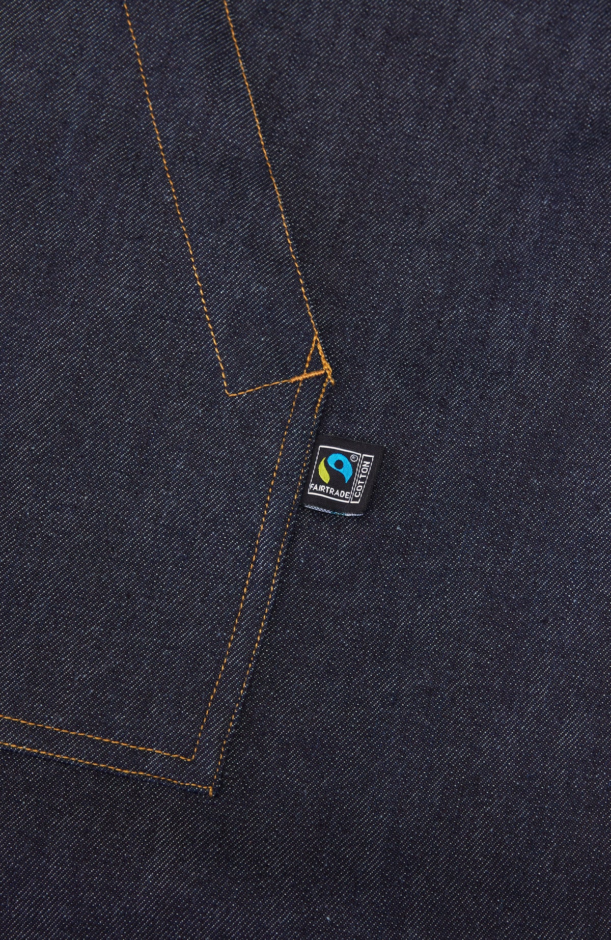 Cottover Waist Apron Long Dunkel Blau, Detailansicht