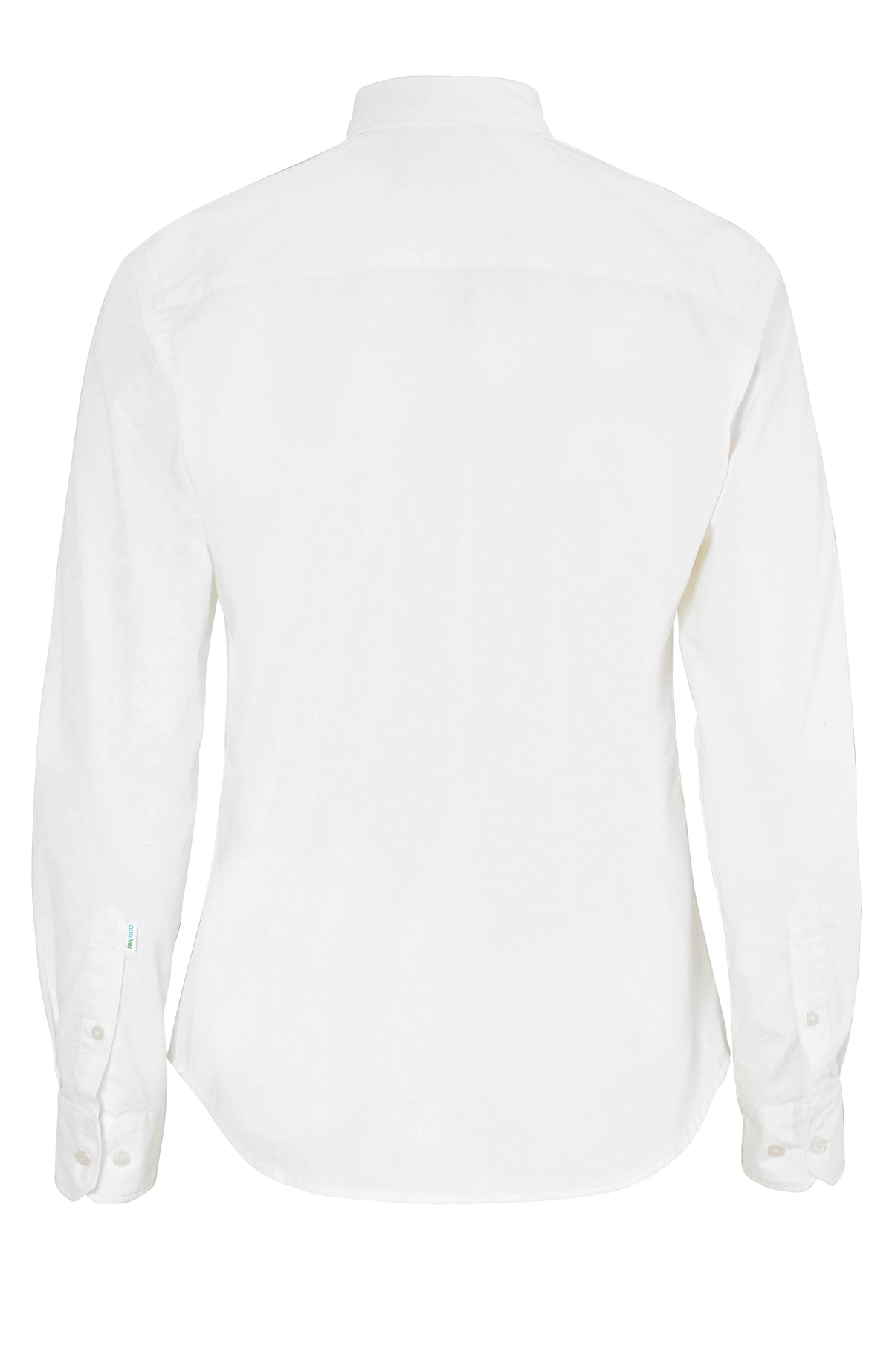 Cottover Twill Slim Fit Man Weiss, Rückansicht