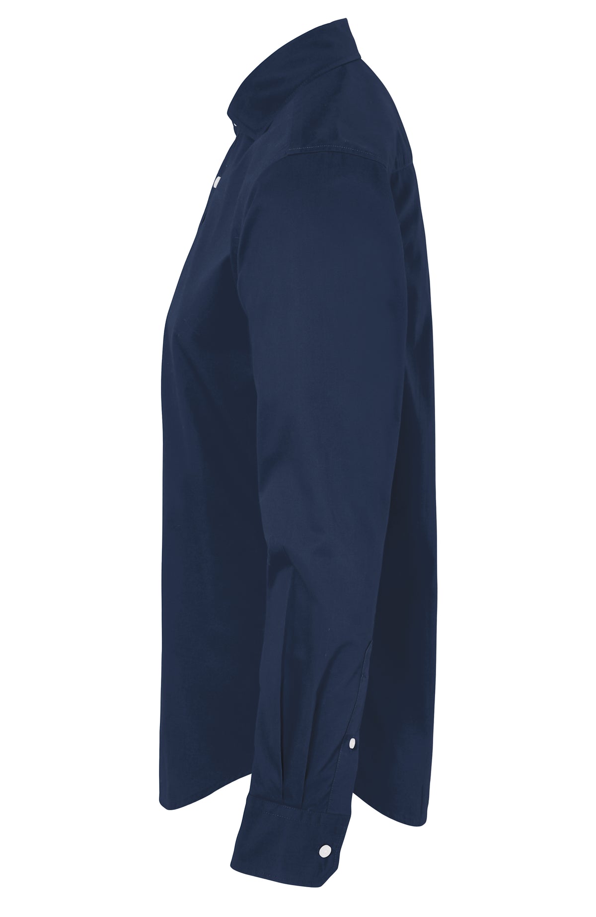 Cottover Twill Slim Fit Man Marine, Seitenansicht links