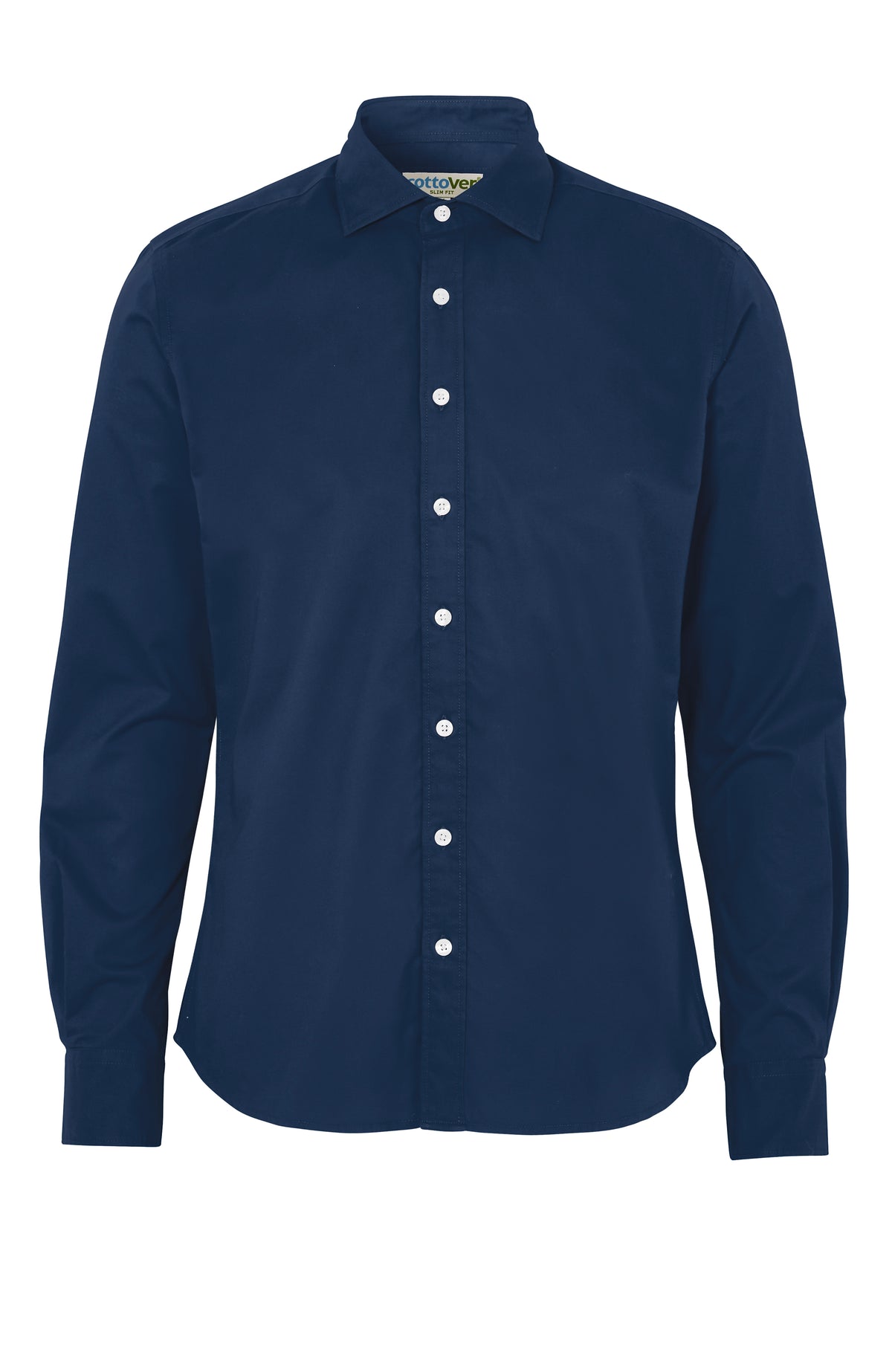 Cottover Twill Slim Fit Man Marine, Produktansicht