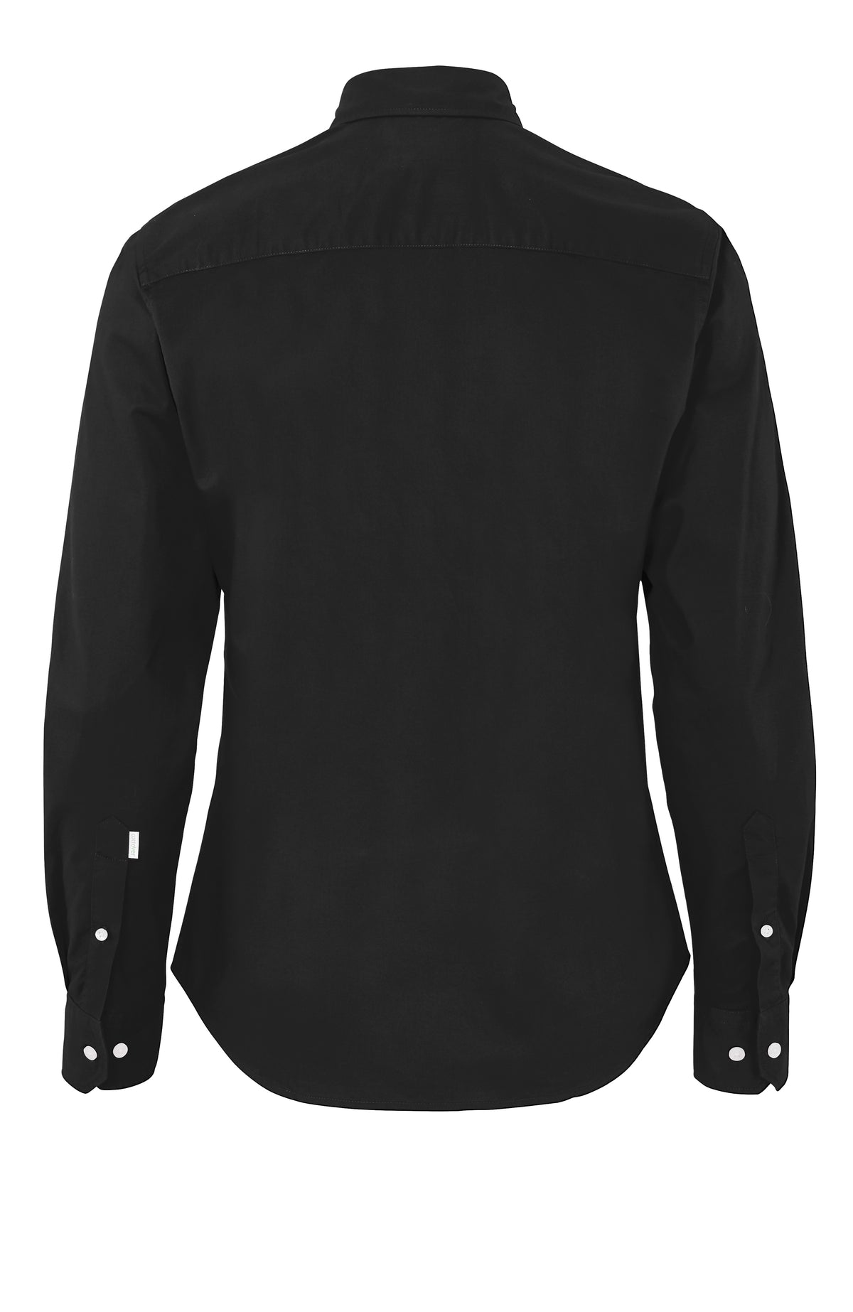 Cottover Twill Slim Fit Man Schwarz, Rückansicht