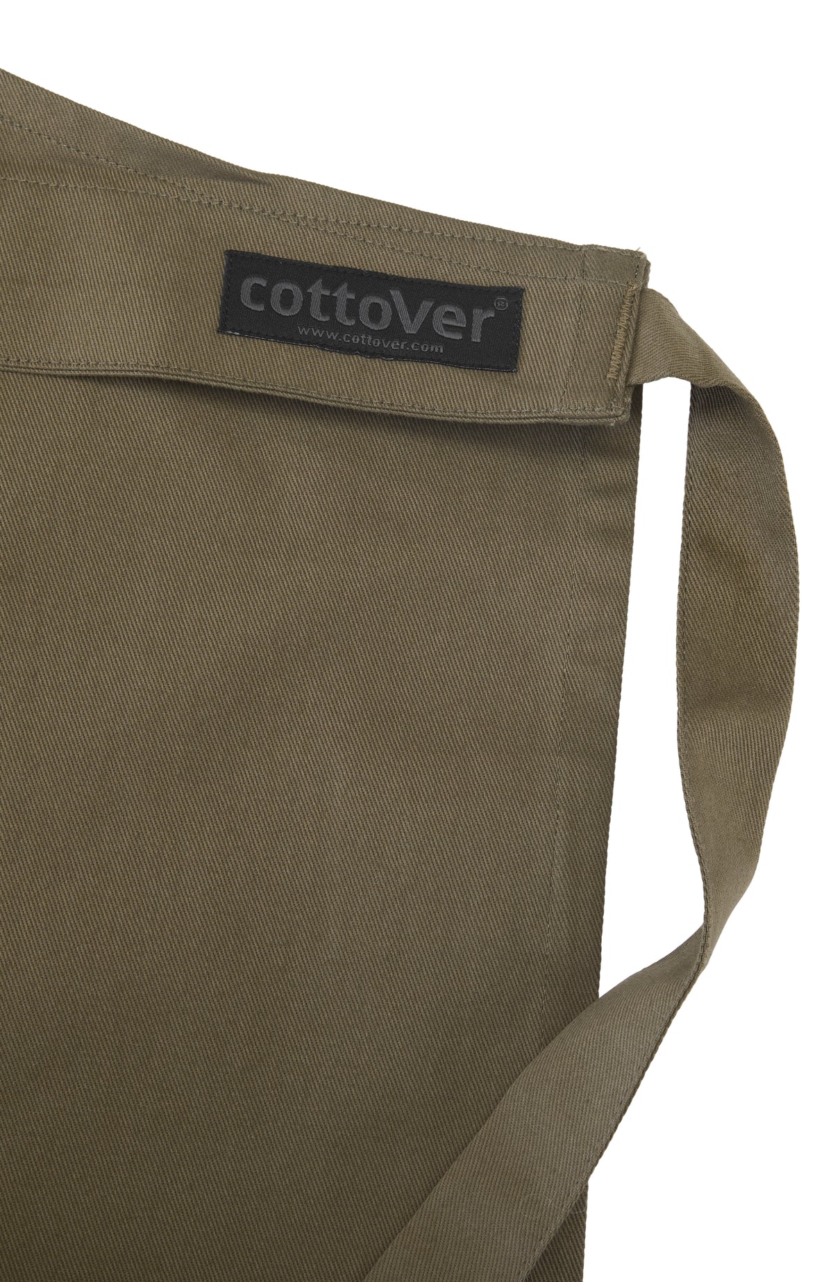 Cottover Combi Apron Olivegrün, Detailansicht