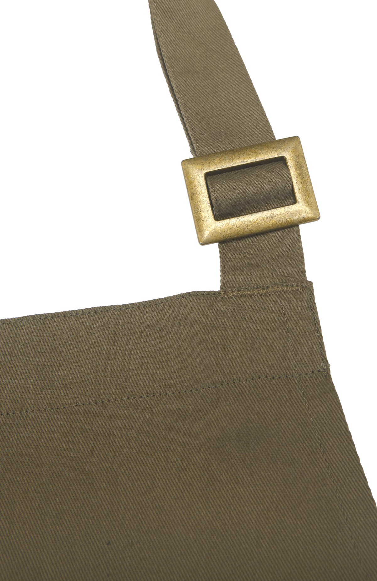 Cottover Combi Apron Olivegrün, Detailansicht