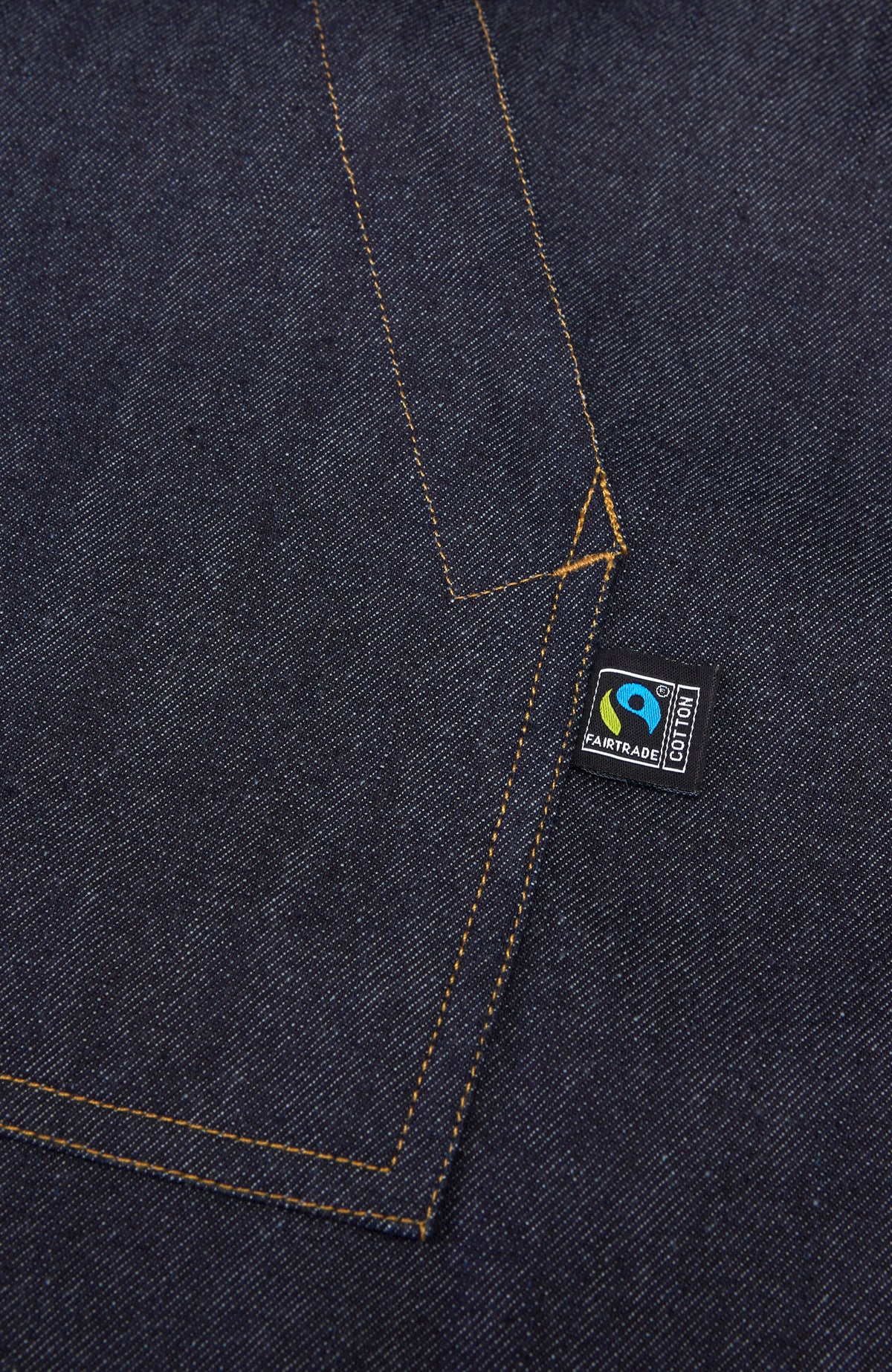 Cottover Combi Apron Dunkel Blau, Detailansicht