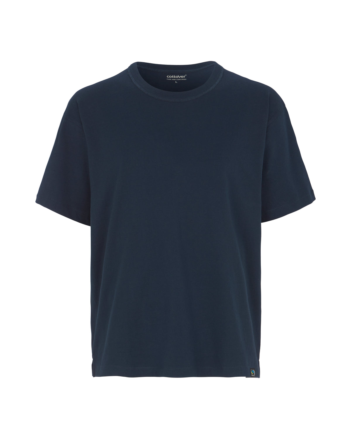 Cottover Oversize T-shirt Marine, Vorderansicht