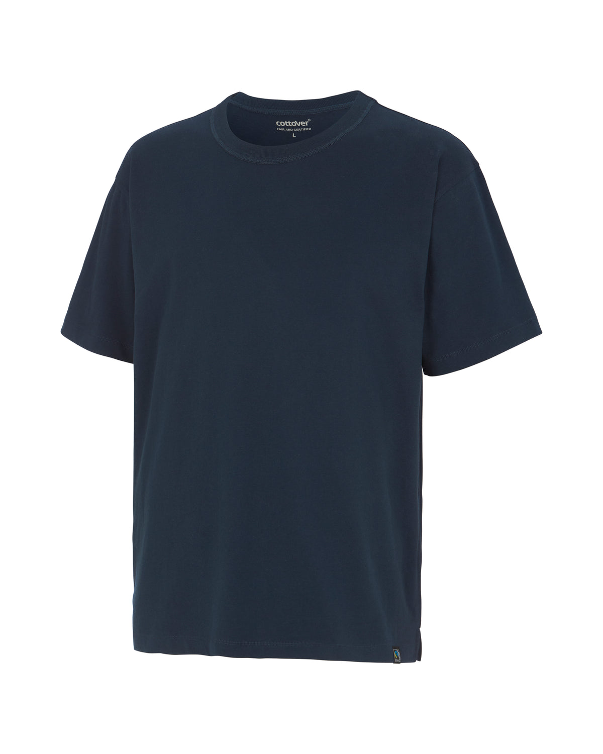 Cottover Oversize T-shirt Marine, Produktansicht