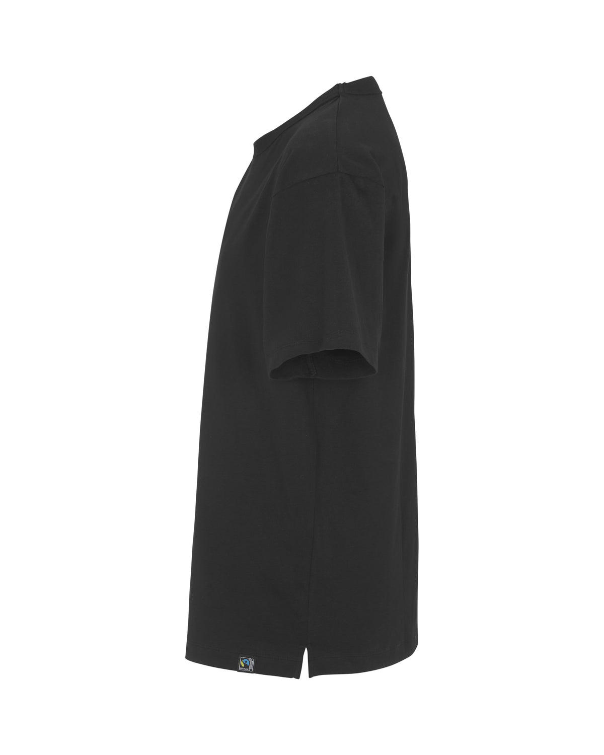 Cottover Oversize T-shirt Schwarz, Seitenansicht links