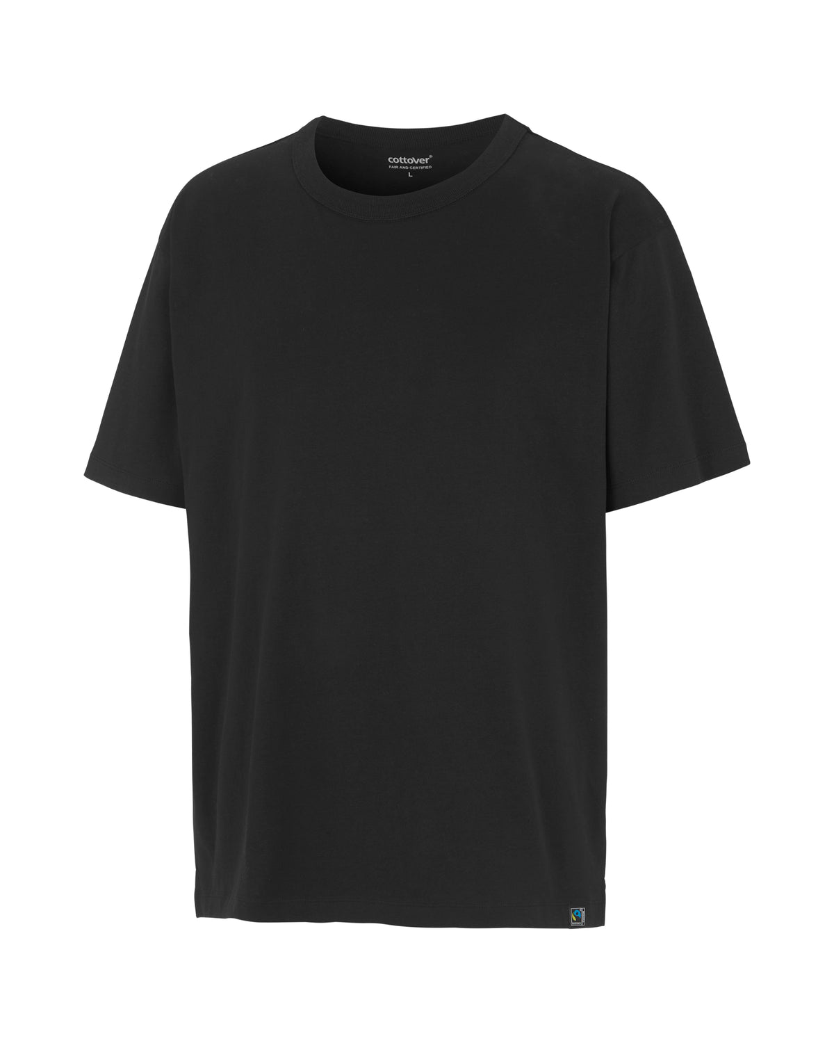 Cottover Oversize T-shirt Schwarz, Produktansicht