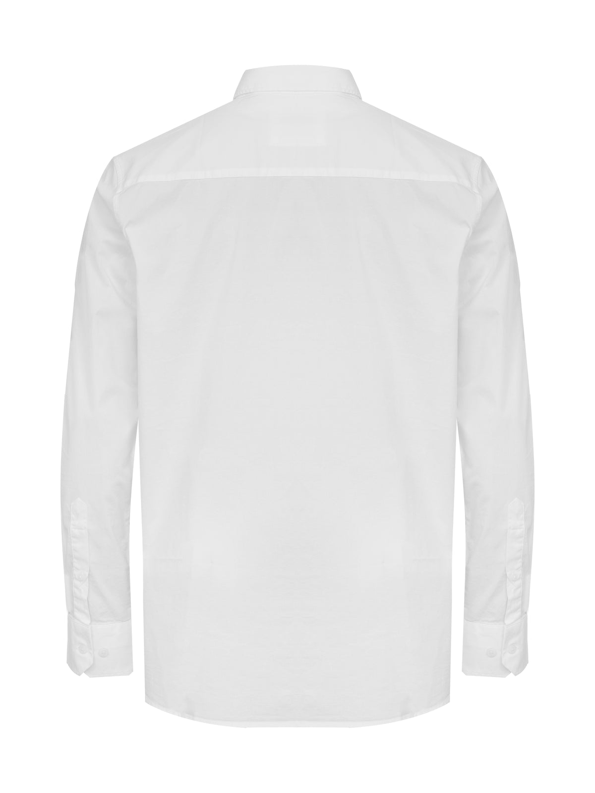 Cottover Poplin Comfort Man Weiss, Rückansicht