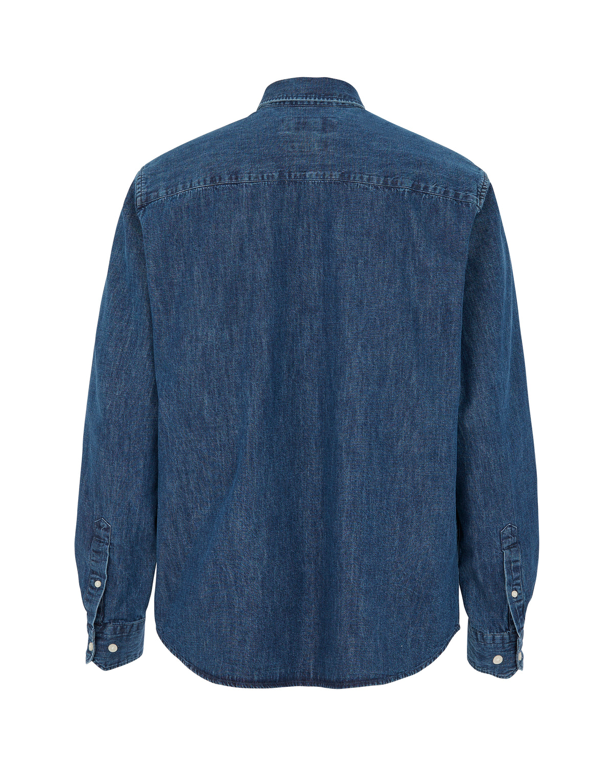 Cottover Hemd Dark Denim Comfort Herren Navy, Rückansicht