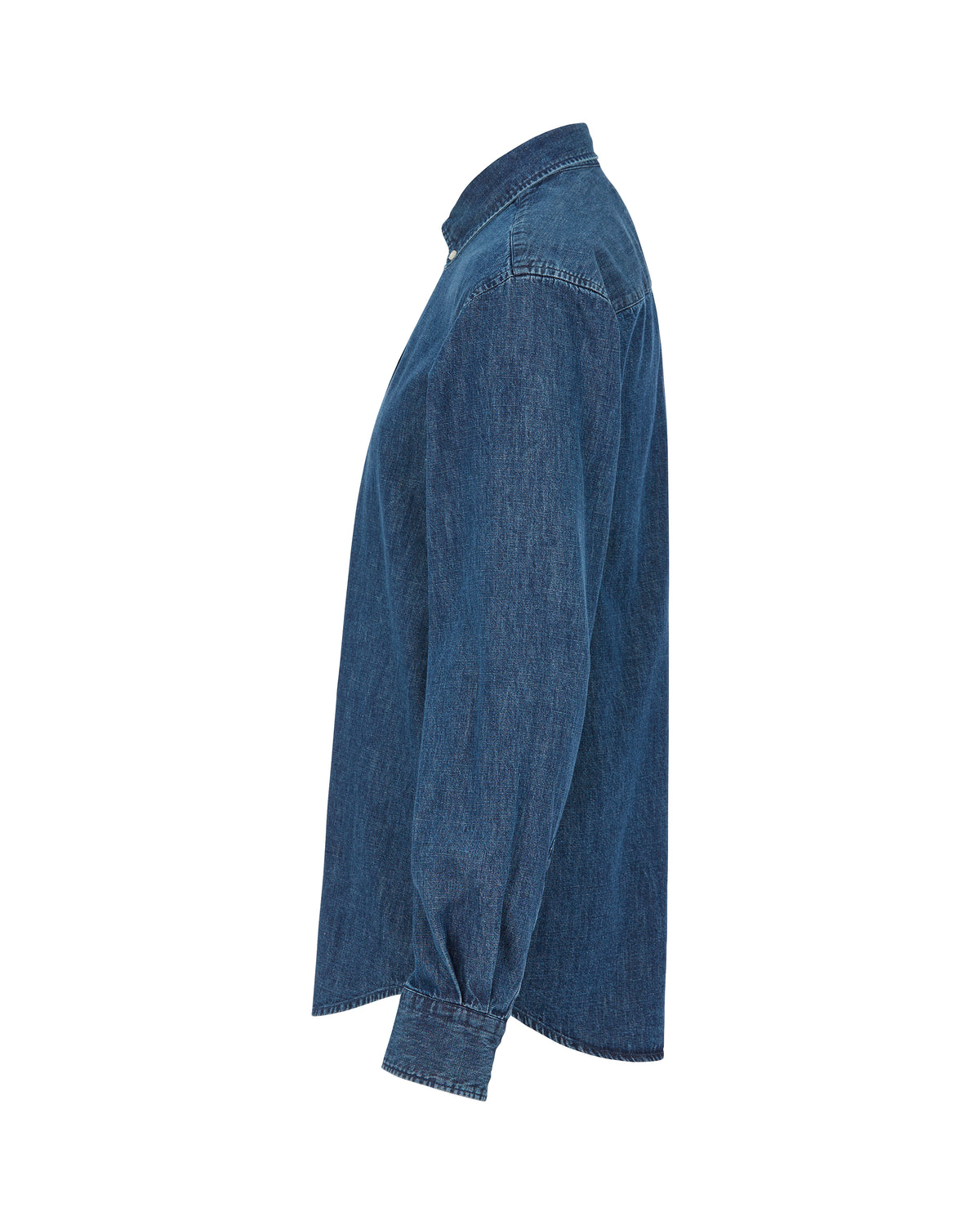 Cottover Hemd Dark Denim Comfort Herren Navy, Seitenansicht links