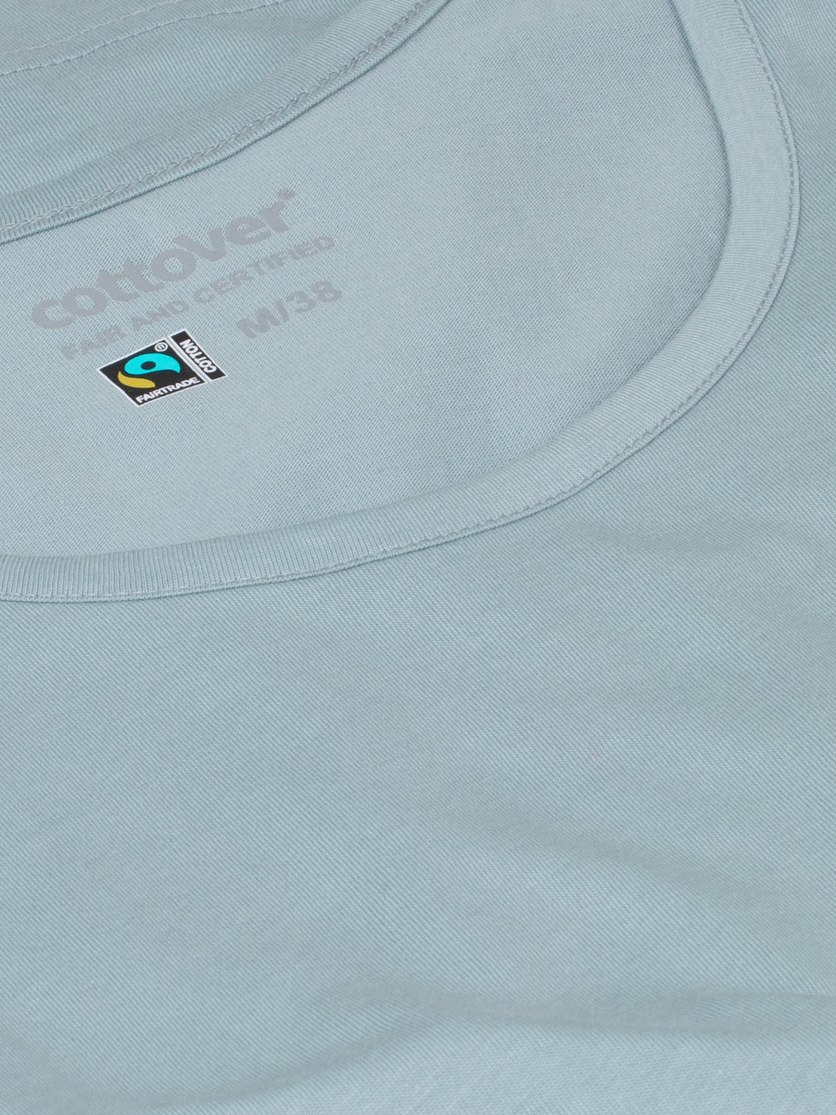 Cottover Tanktop Lady Nebliges Blau, Detailansicht