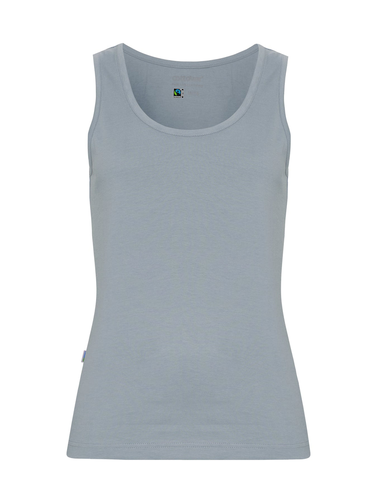 Cottover Tanktop Lady Nebliges Blau, Vorderansicht