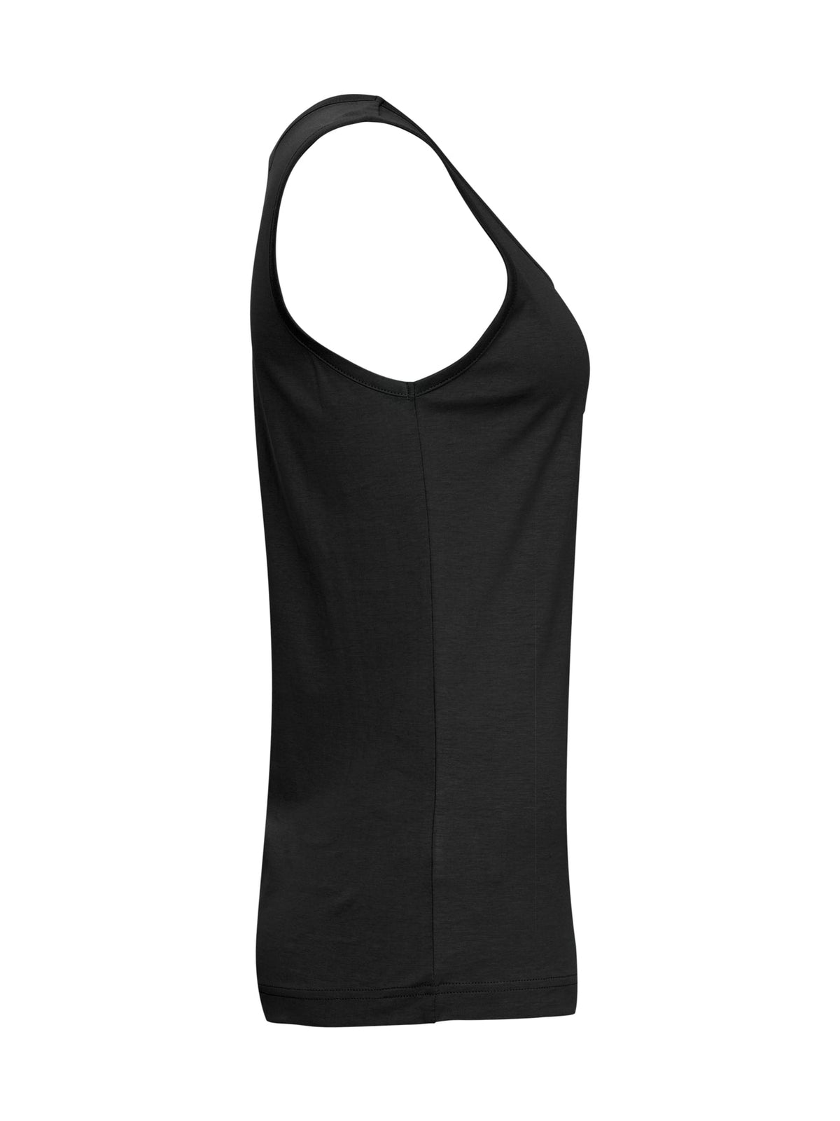 Cottover Tanktop Lady Schwarz, Seitenansicht rechts