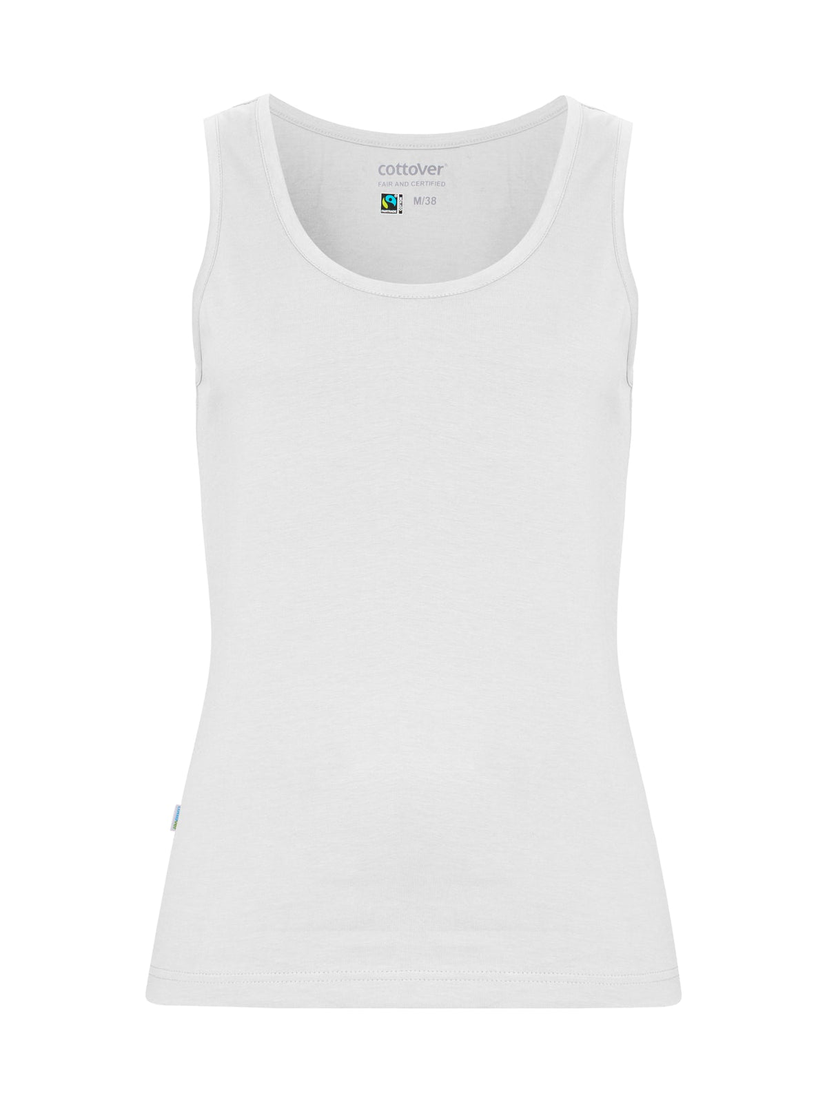 Cottover Tanktop Lady Weiss, Vorderansicht