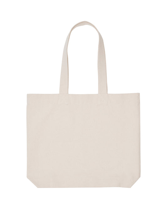 Cottover Beach Bag (GOTS) Natural, Rückansicht