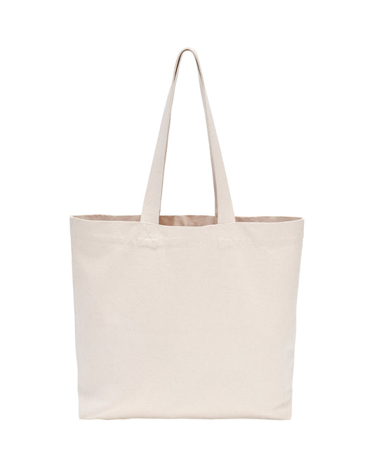 Cottover Beach Bag (GOTS) Natural, Vorderansicht