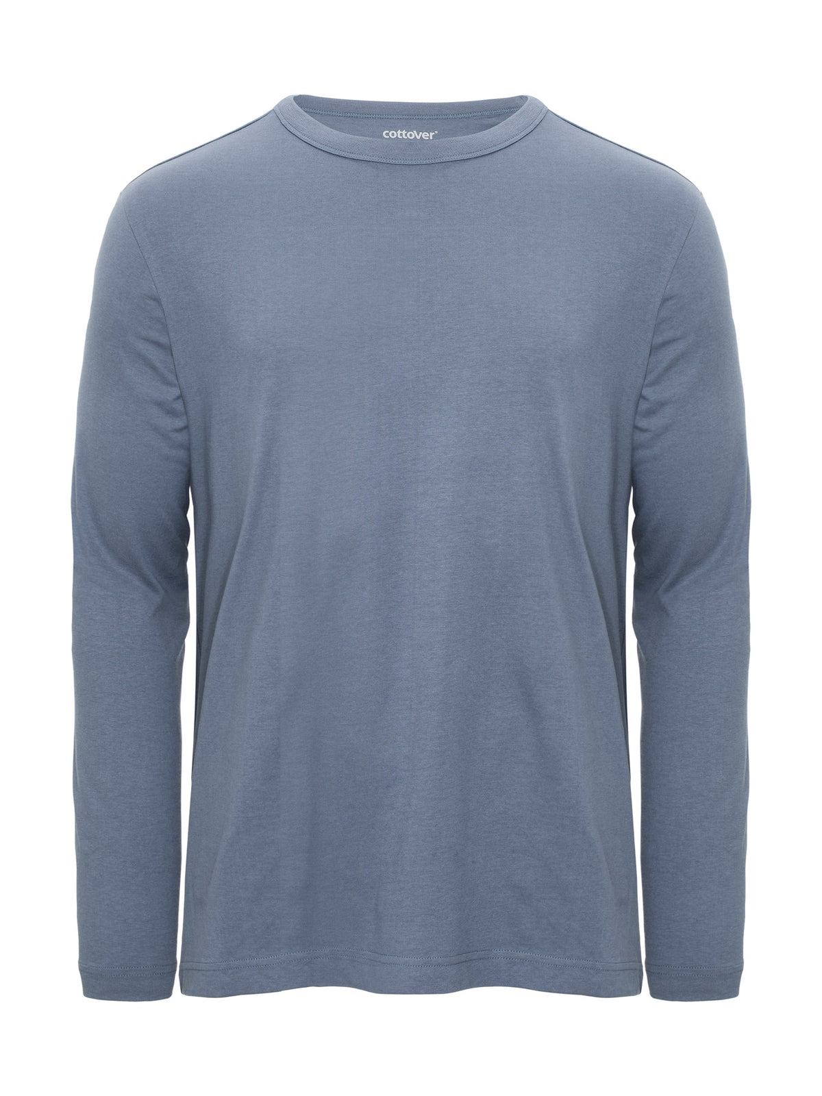 Cottover Relaxed LS Unisex Blaugrau, Vorderansicht