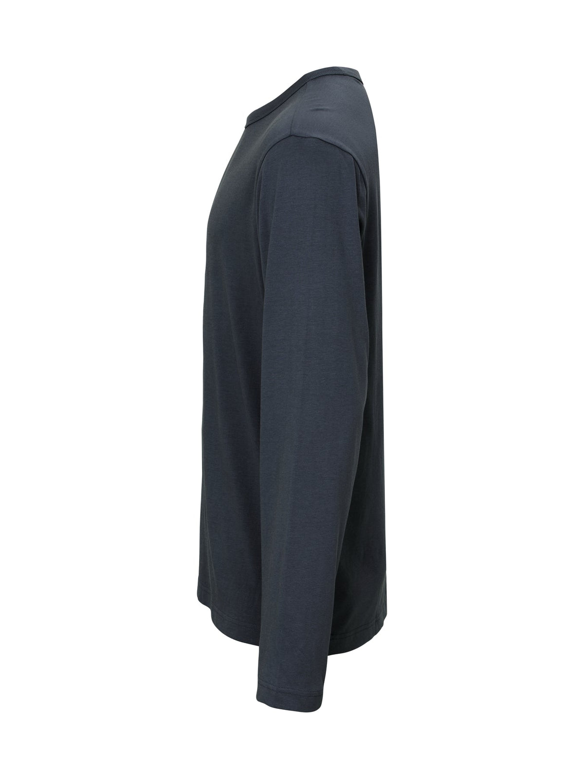 Cottover Relaxed LS Unisex Marine, Seitenansicht links