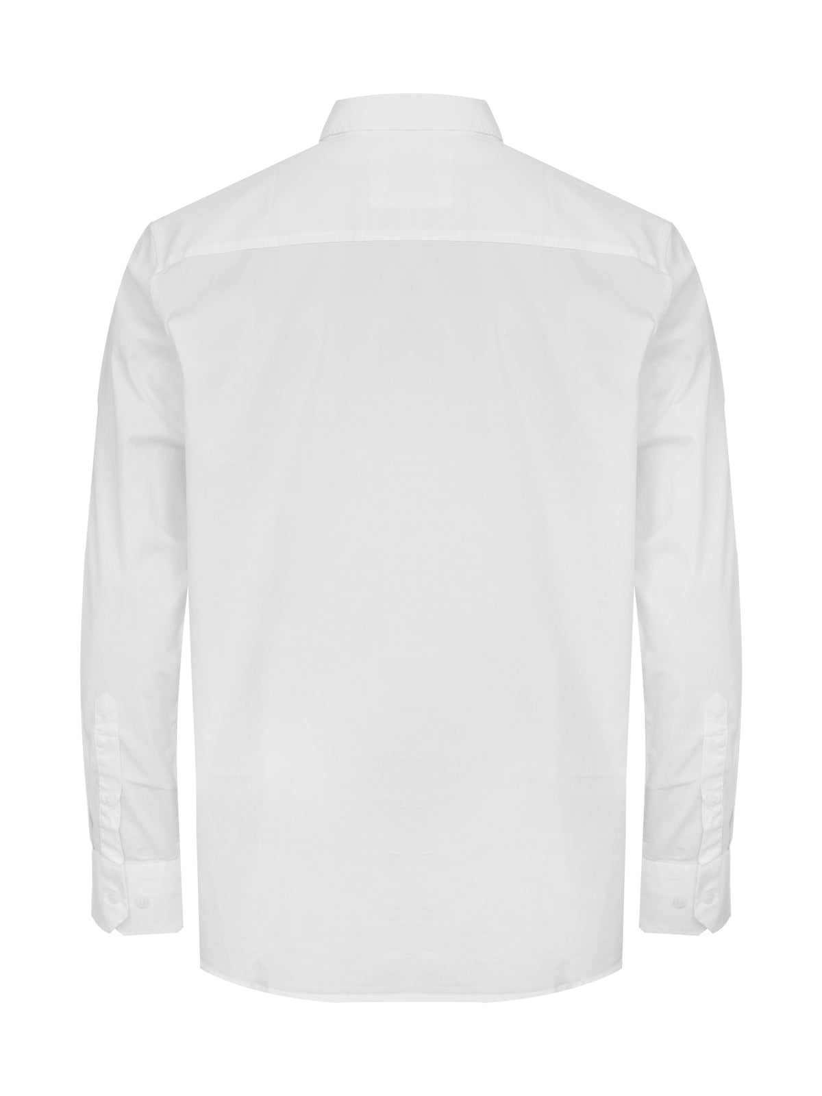 Cottover Poplin Slim fit Man Weiss, Rückansicht