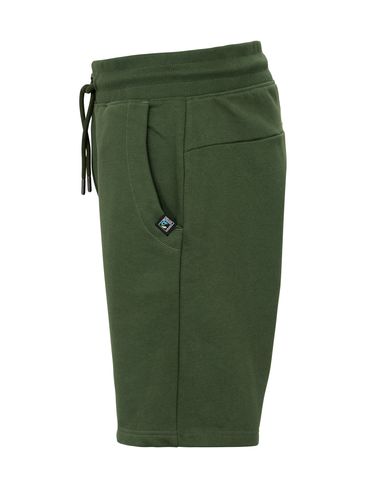 Cottover Key Shorts Unisex Dunkelgrün, Seitenansicht links