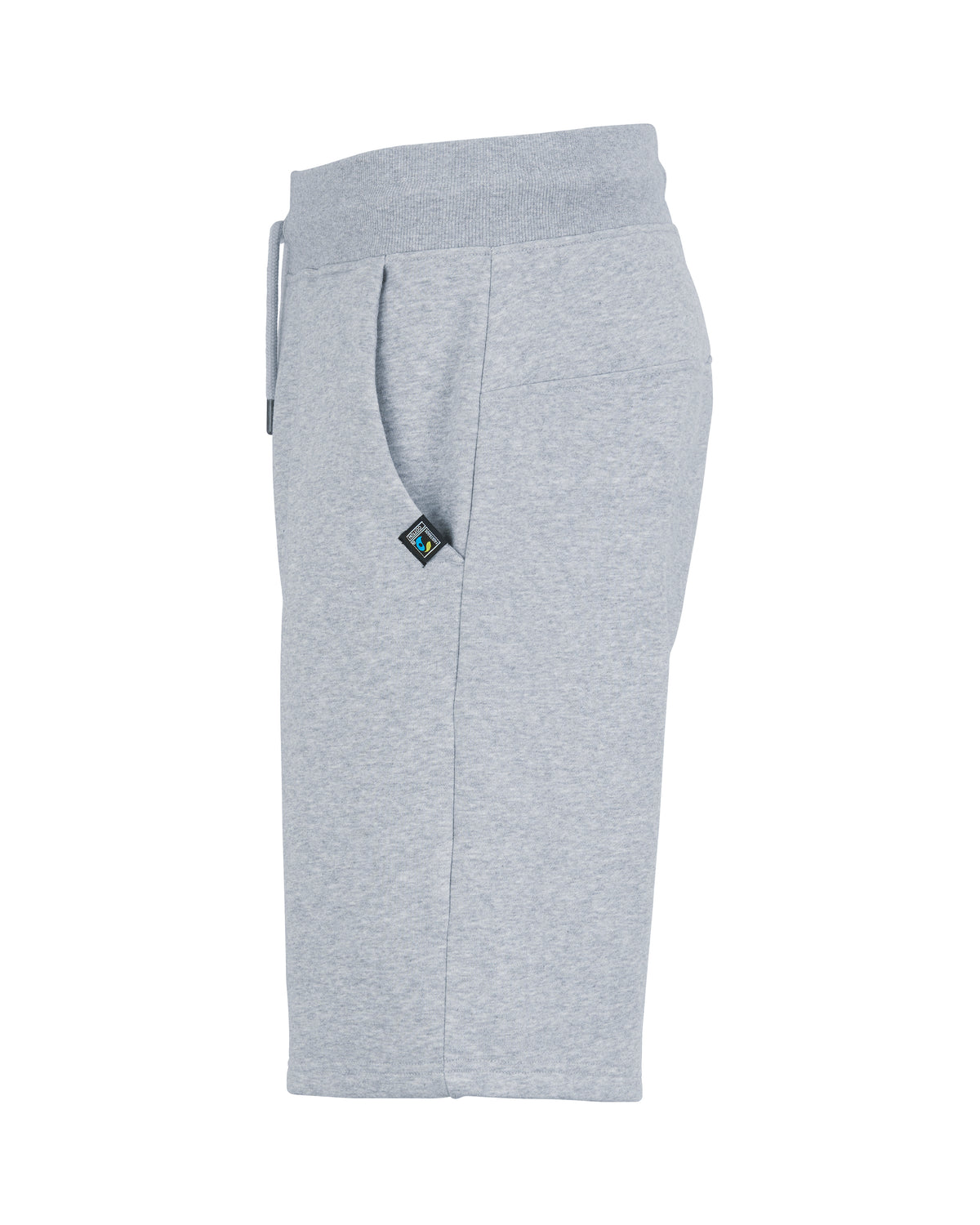 Cottover Key Shorts Unisex Grey Melange, Seitenansicht links