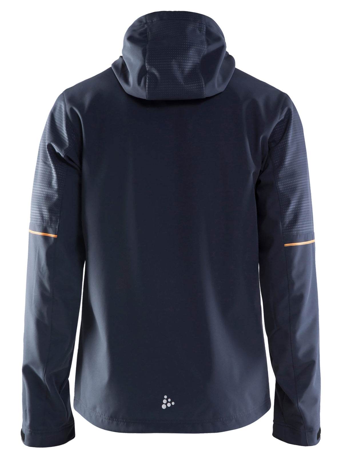 Craft Highland Jacket Herren in Orange/Grau, Rückansicht