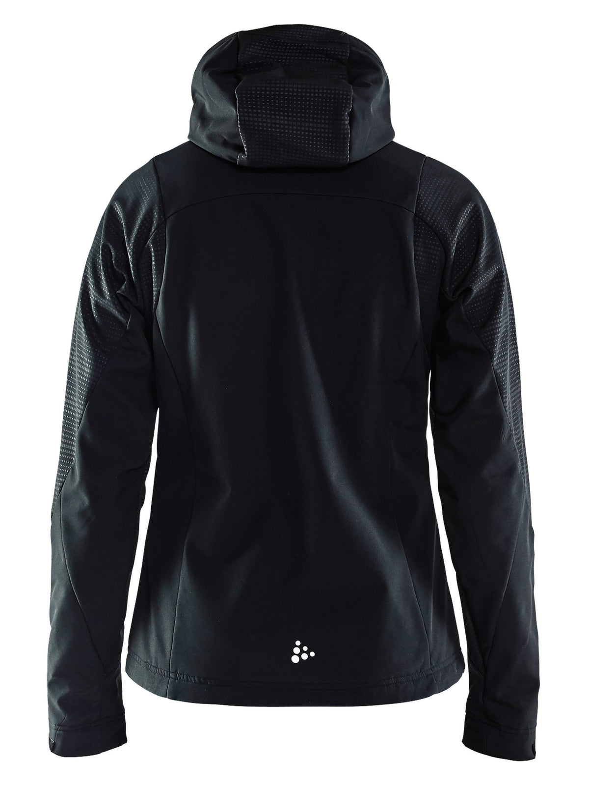 Craft Highland Jacket Damen in Schwarz/Weiss, Rückansicht