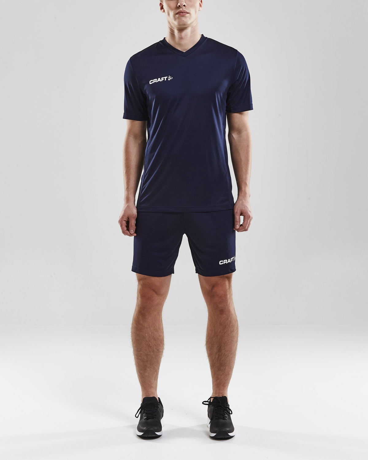 Craft Squad Go Jersey Solid Herren in Navy, Detailansicht