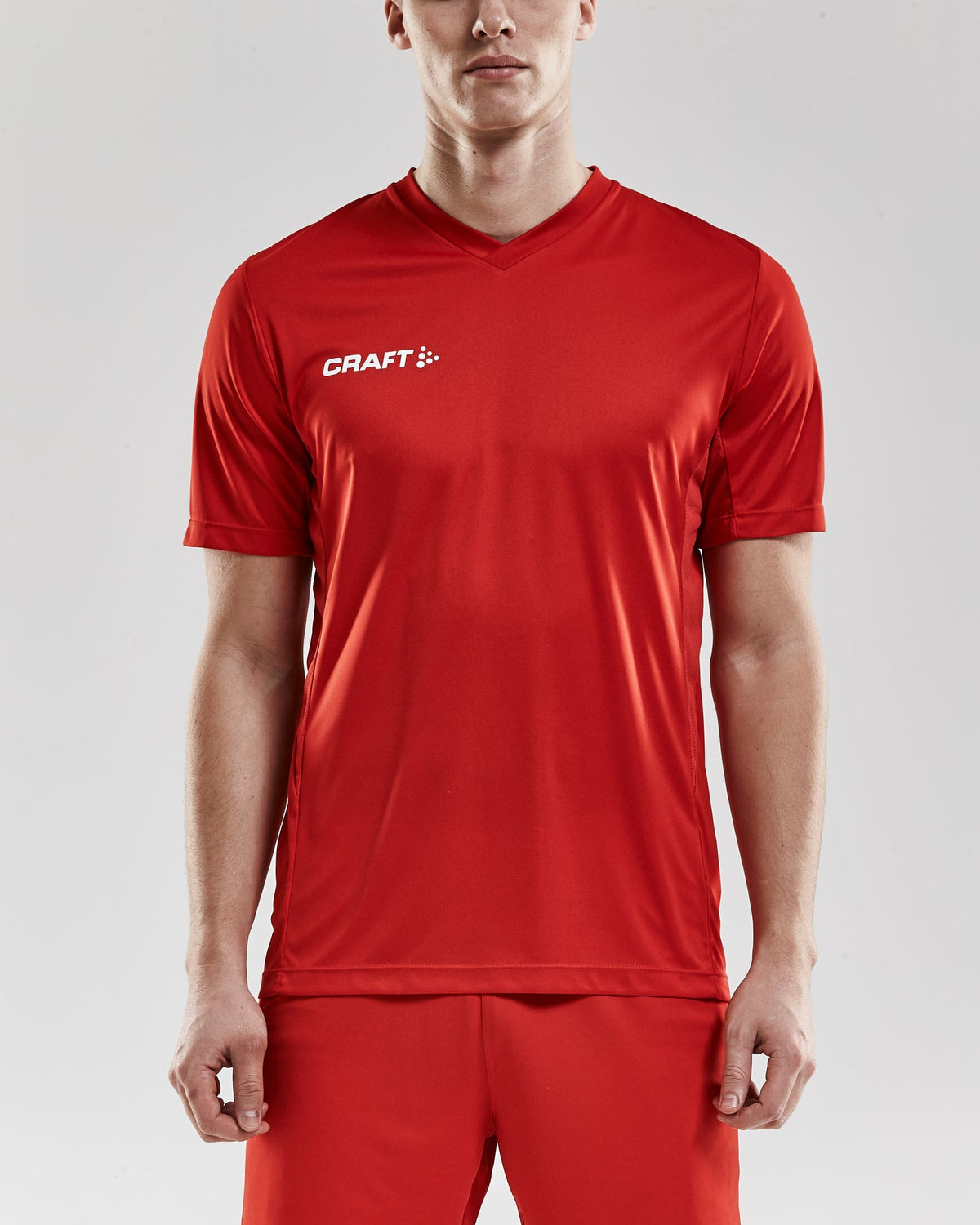 Craft Squad Go Jersey Solid Herren in Rot, Detailansicht