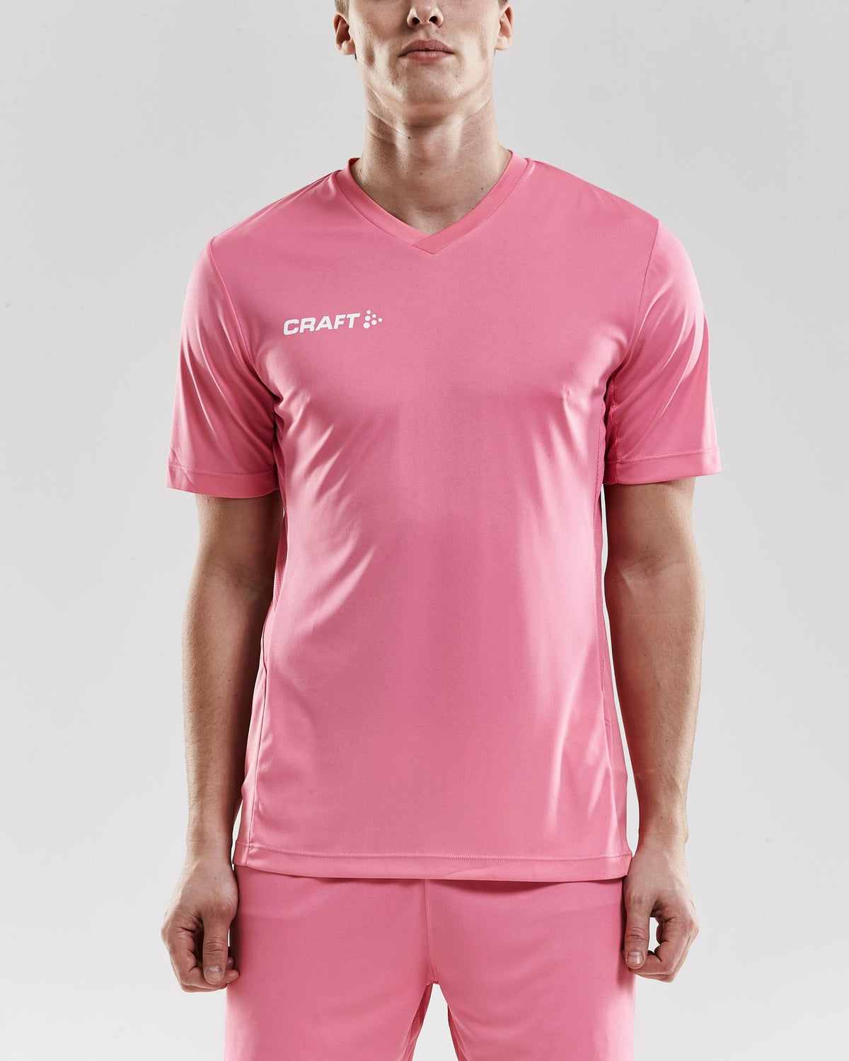 Craft Squad Go Jersey Solid Herren in Pink, Detailansicht