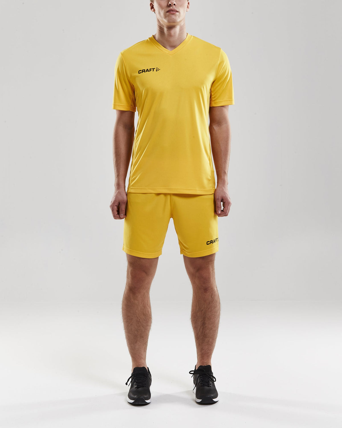 Craft Squad Go Jersey Solid Herren in Gelb, Detailansicht