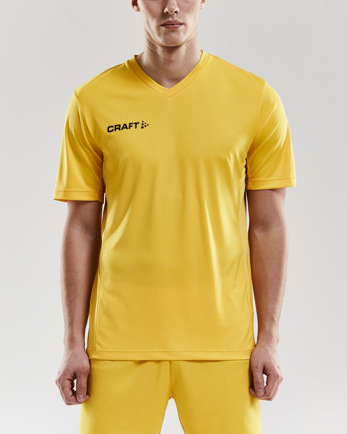 Craft Squad Go Jersey Solid Herren in Gelb, Detailansicht