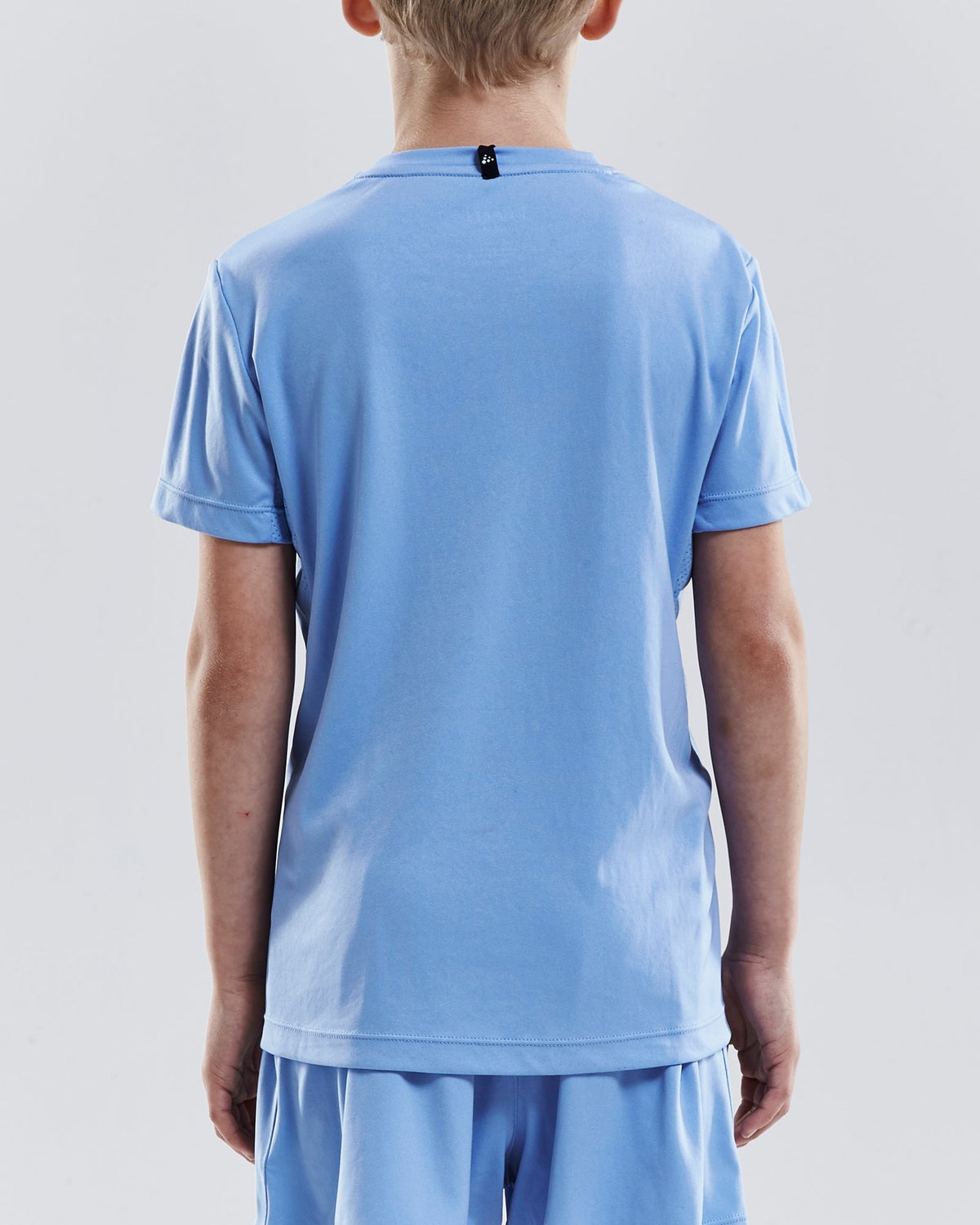 Craft Squad Go Jersey Solid Junior in Hellblau, Detailansicht