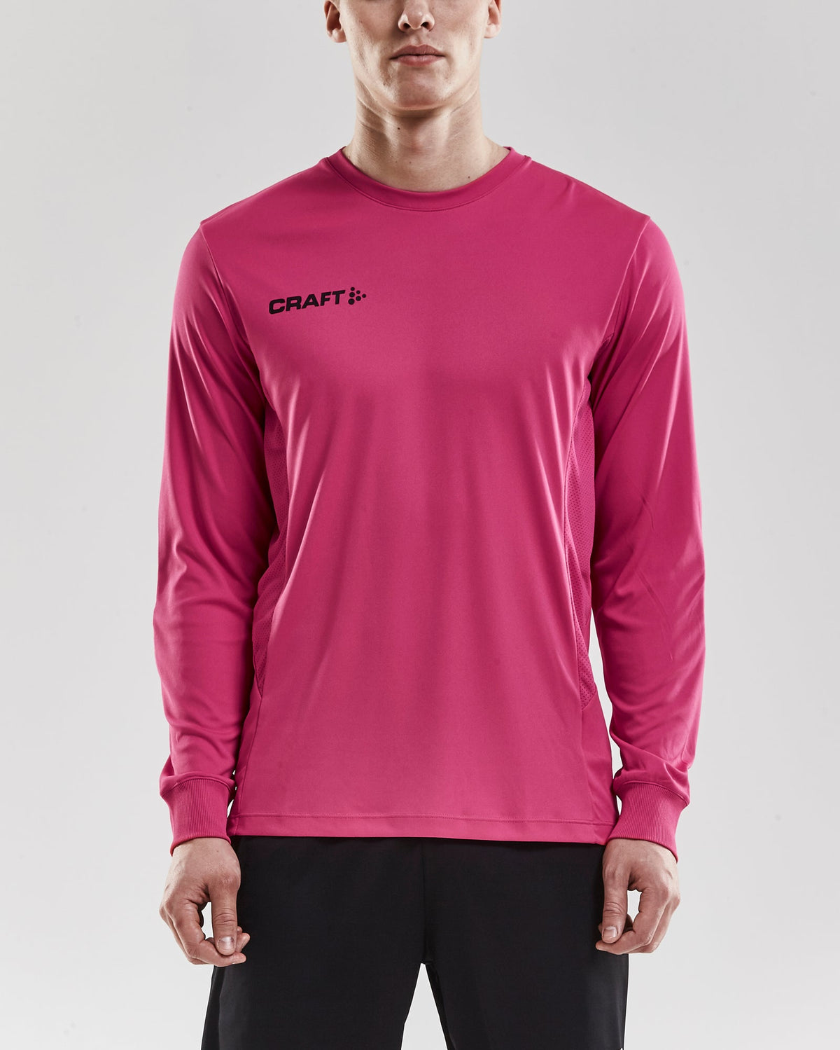 Craft Squad Go GK LS Jersey Herren in Himbeere, Detailansicht