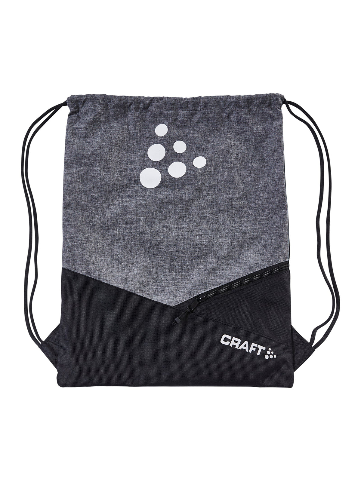 Craft Ability Gym Bag in Dunkelgrau meliert/Schwarz, Vorderansicht