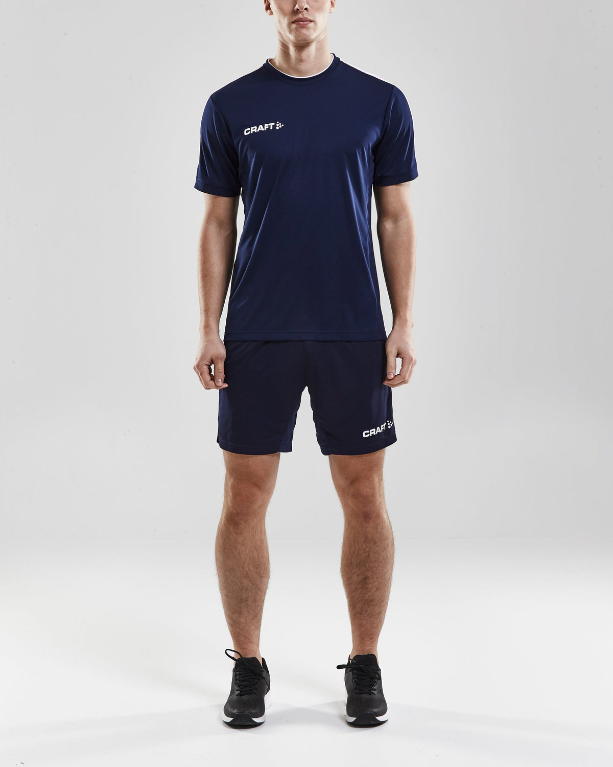 Craft Progress Practise Tee Herren in Navy, Detailansicht