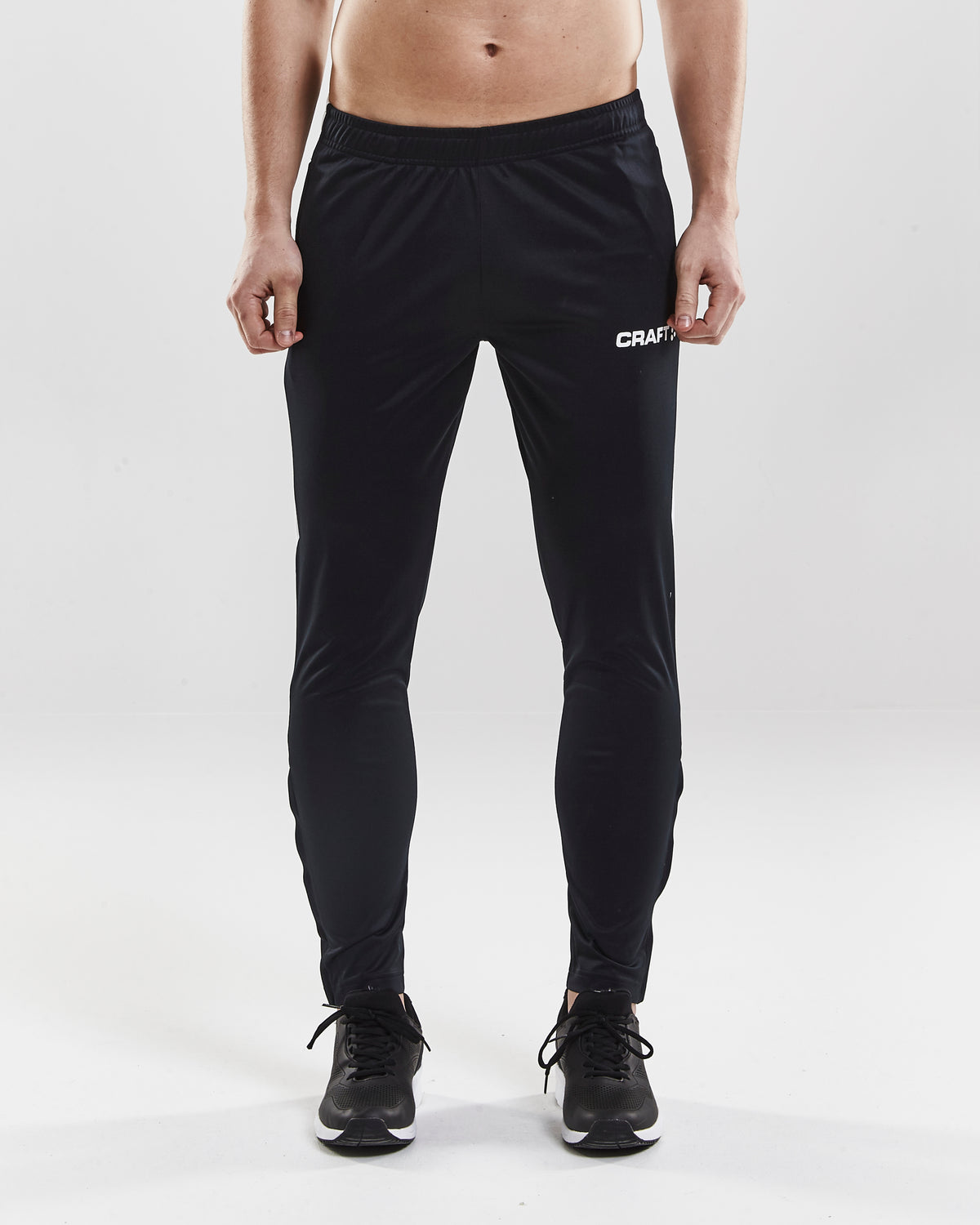 Craft Progress Pant Herren in Schwarz/Weiss, Detailansicht