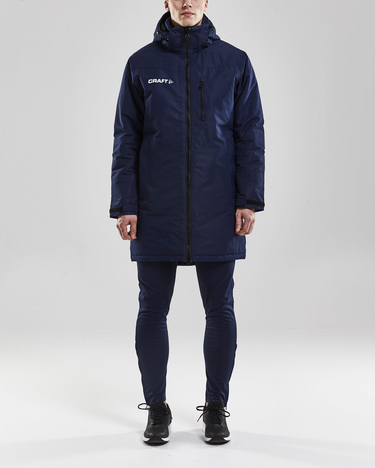 Craft Jacket Parkas Herren in Navy, Detailansicht