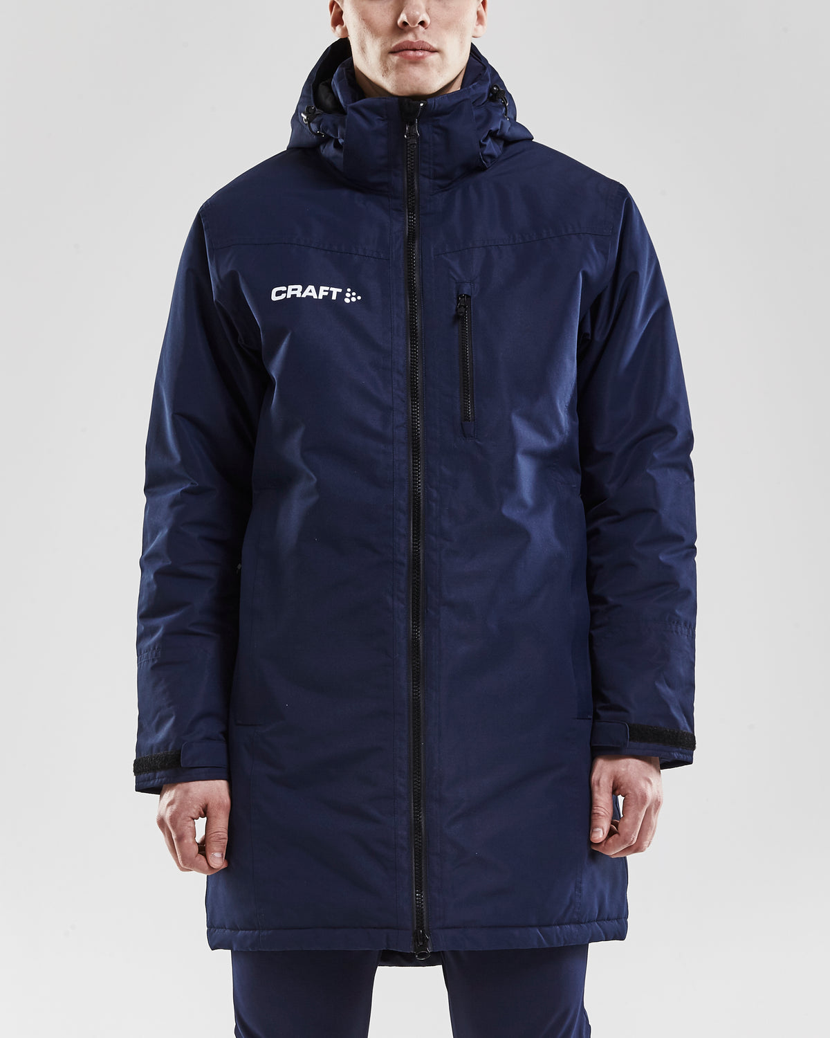 Craft Jacket Parkas Herren in Navy, Detailansicht