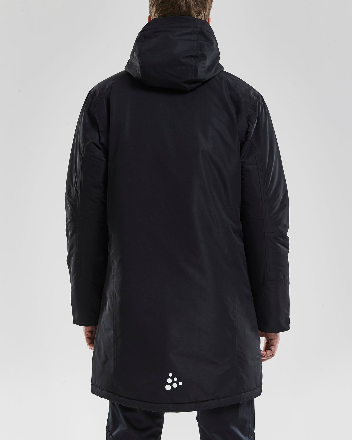 Craft Jacket Parkas Herren in Schwarz, Rückansicht