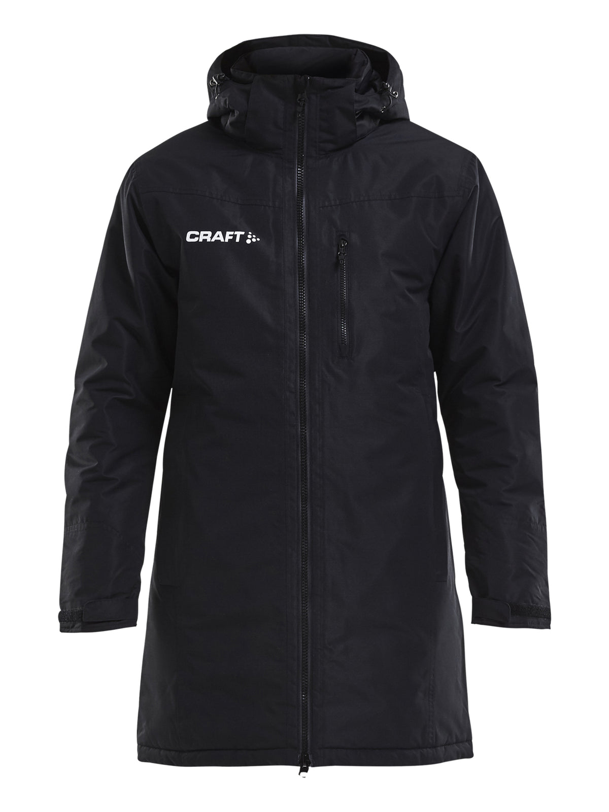 Craft Jacket Parkas Herren in Schwarz, Vorderansicht