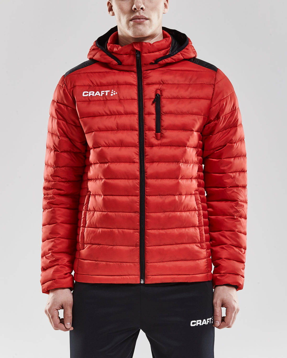 Craft Isolate Jacket Herren in Rot, Detailansicht