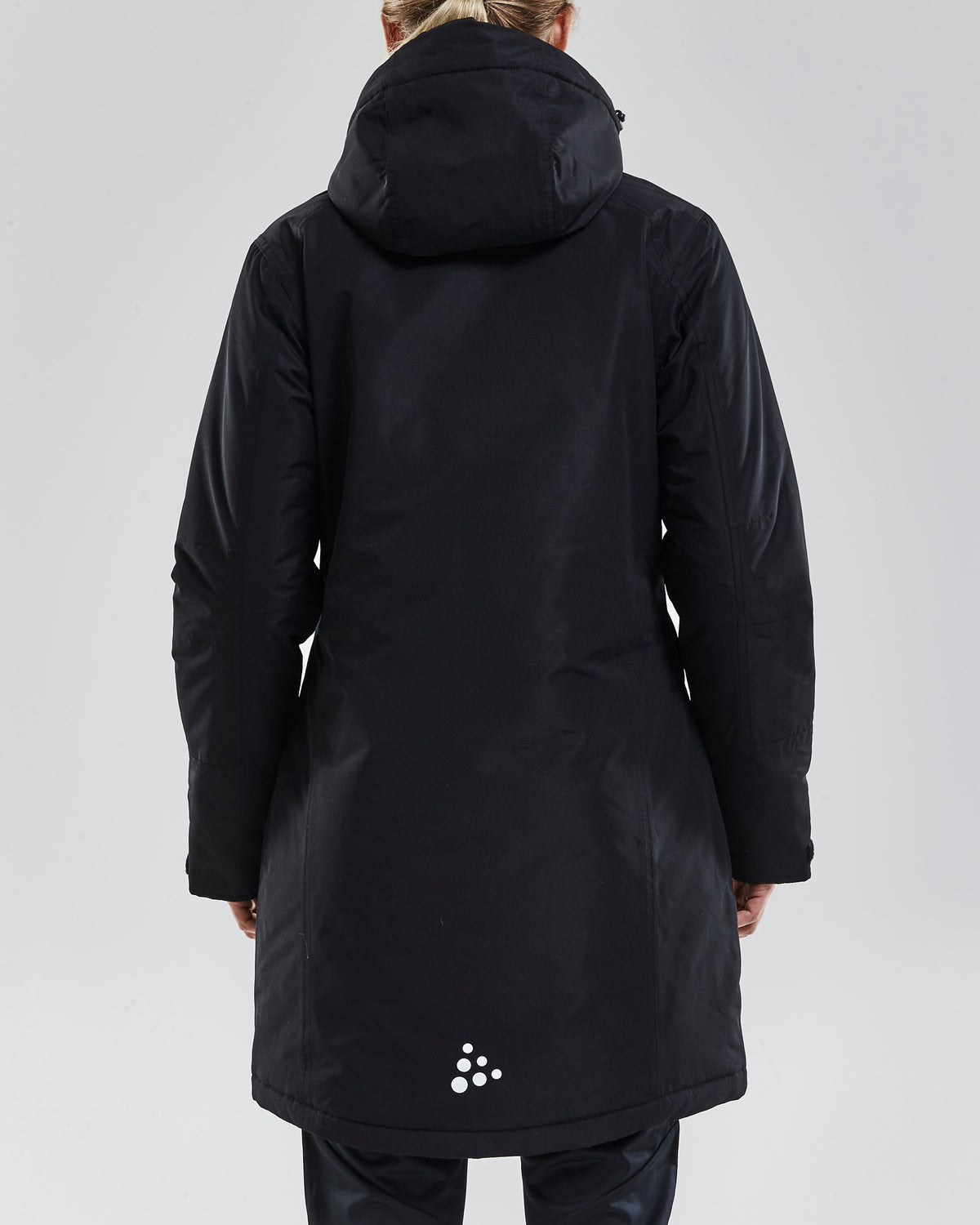 Craft Jacket Parkas Damen in Schwarz, Detailansicht