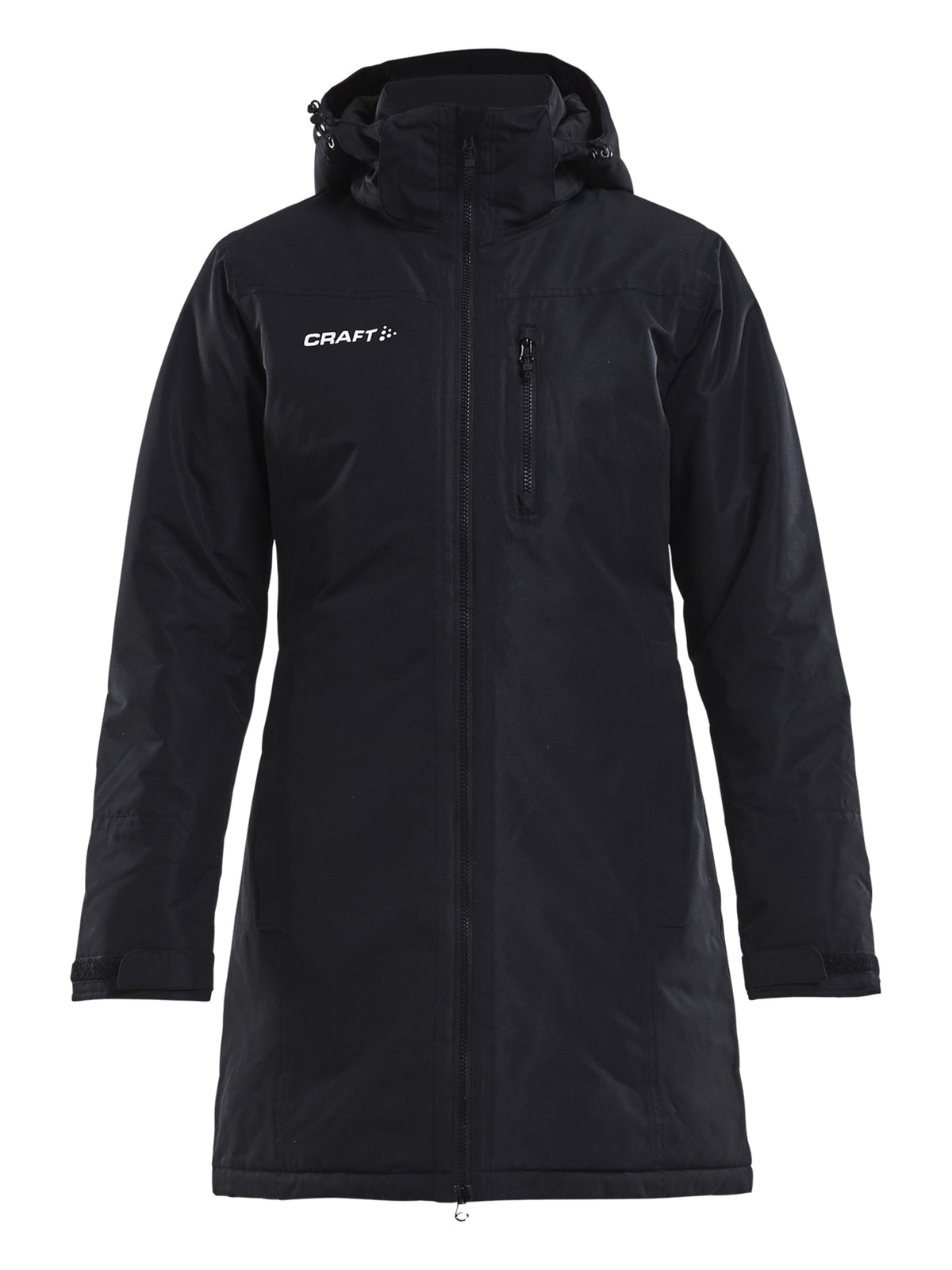 Craft Jacket Parkas Damen in Schwarz, Vorderansicht