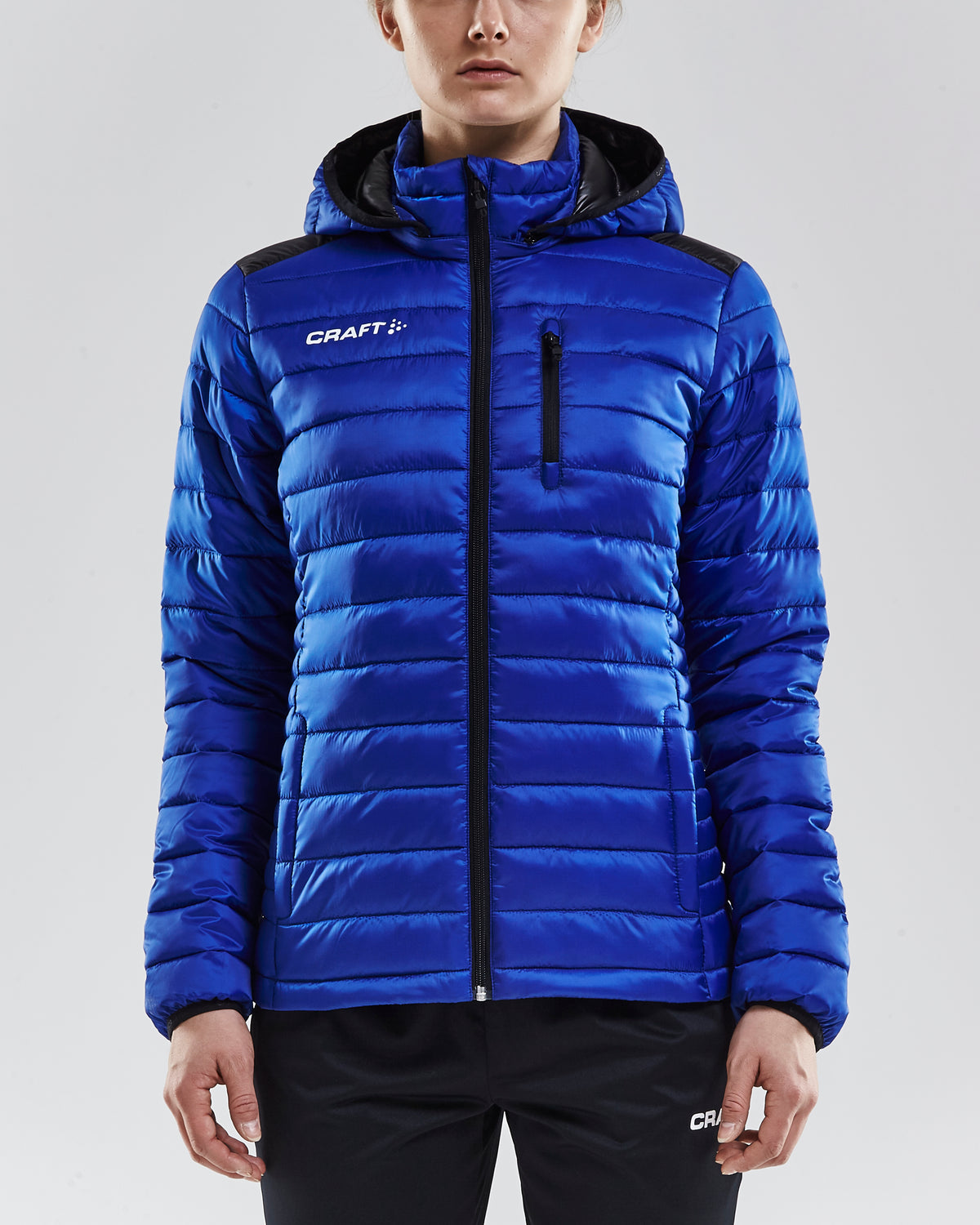 Craft Isolate Jacket Damen in Kobaltblau, Detailansicht