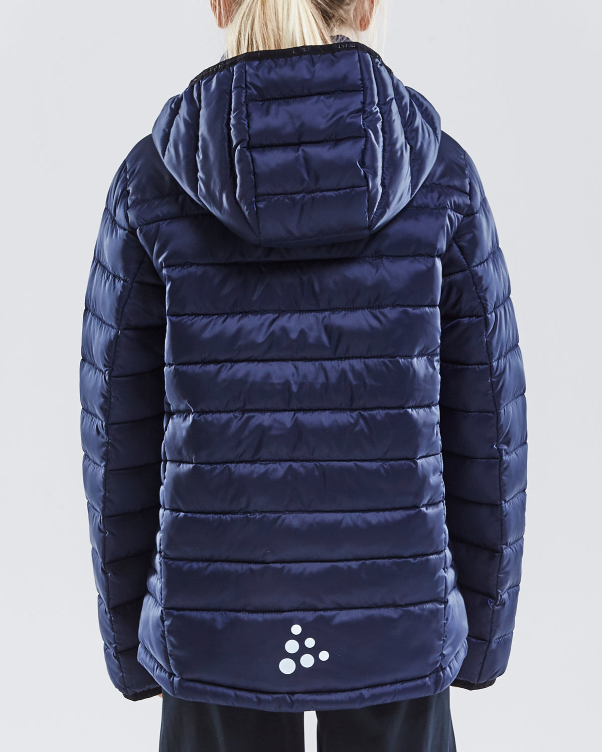 Craft Isolate Jacket Junior in Navy, Detailansicht