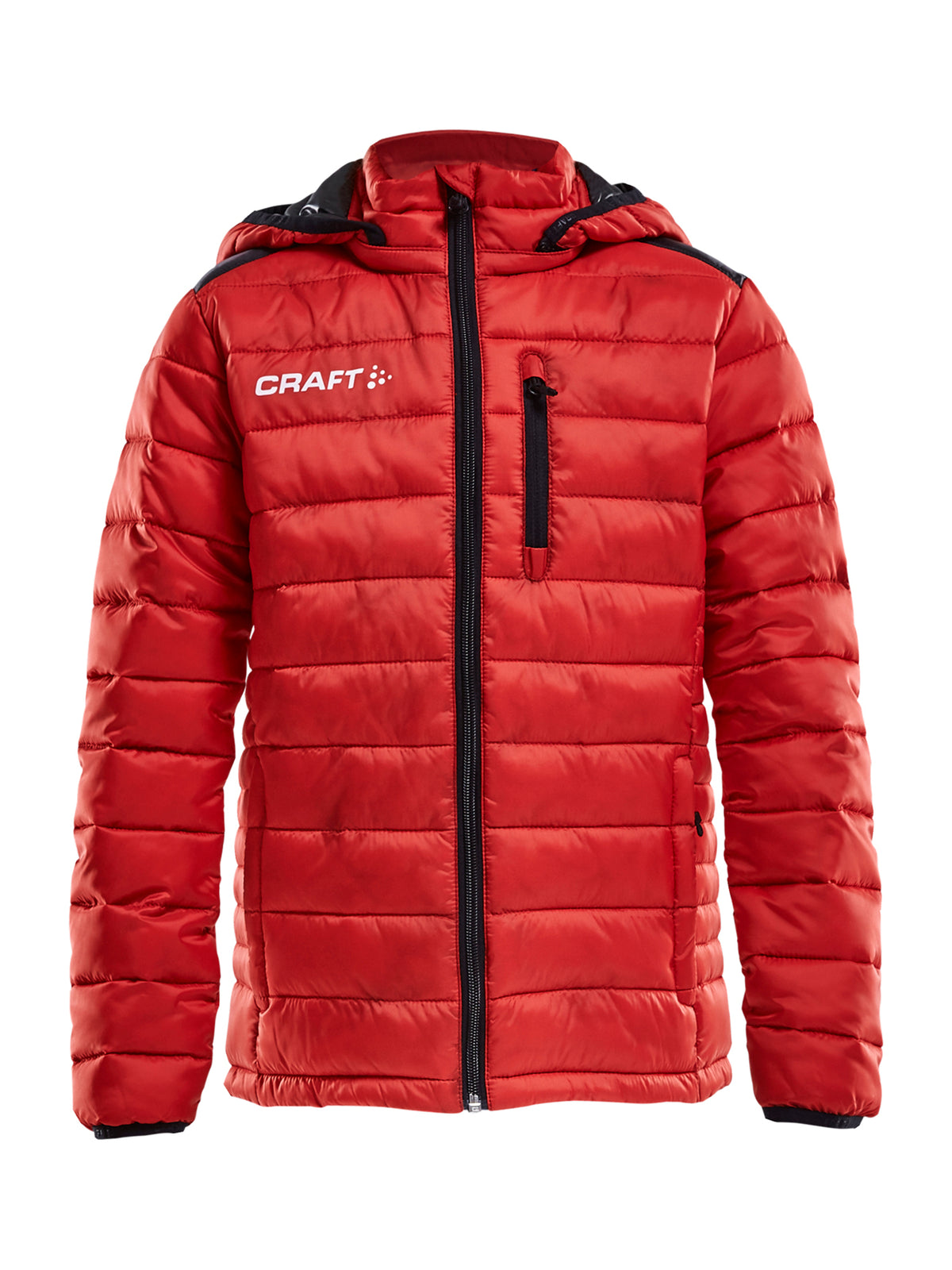 Craft Isolate Jacket Junior in Rot, Vorderansicht