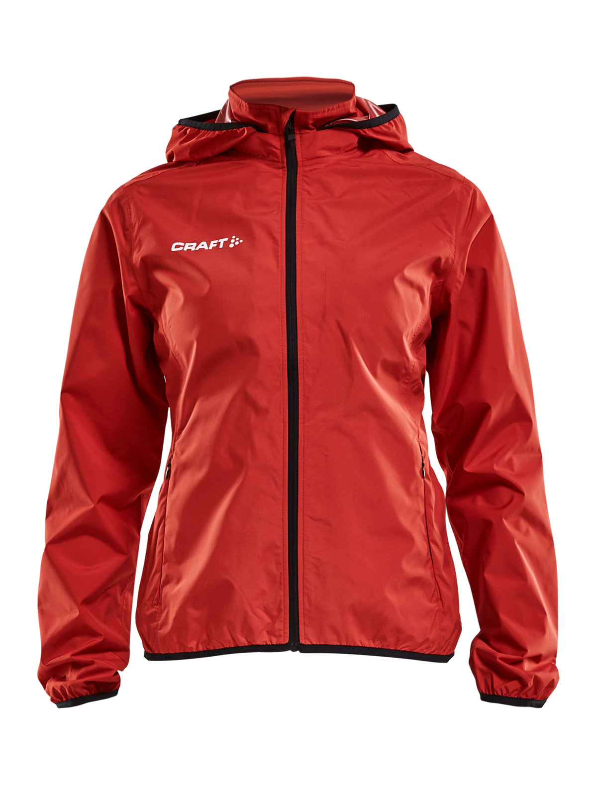 Craft Jacket Rain Damen in Rot, Vorderansicht