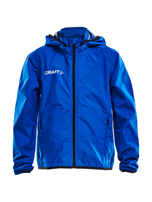 Craft Jacket Rain Junior in Royalblau, Vorderansicht